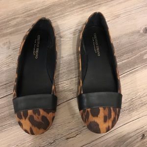 Leopard print flats size 7.5 cheetah animal